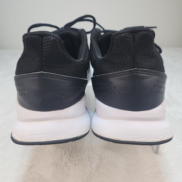 Adidas Shoes Mens 14 Run Falcon Core Black Running Walking Gym Workout Low Tops - Picture 11 of 15